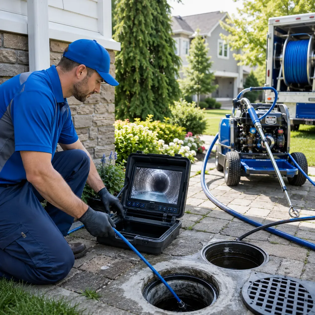 Outdoor drain cleaning professionals serving Mangham, LA