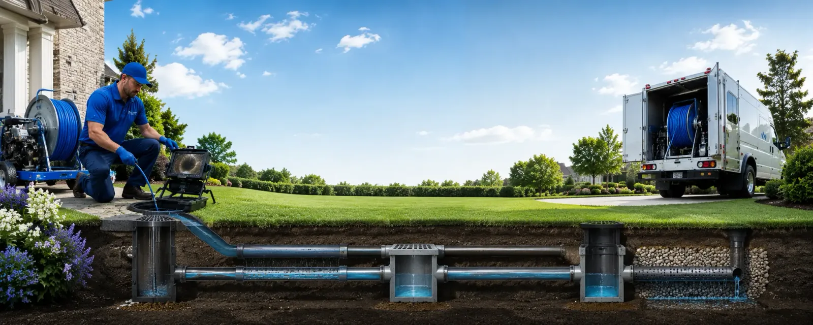 Outdoor drain cleaning information for Mangham, LA
